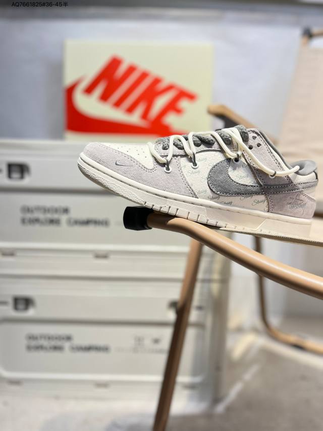 Stussy x Nike Sb Dunk Low Made in a big factory Highly recommended New color sch