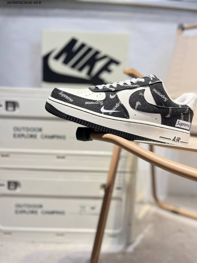 Supreme X Nk Air Force 1'07 Low Air Force One Low-top Casual Shoes#Customized le