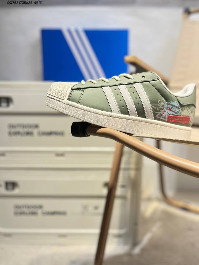 Adidas Adidas Originals Superstar Shell Head Series Low Top Classic All-match Ca