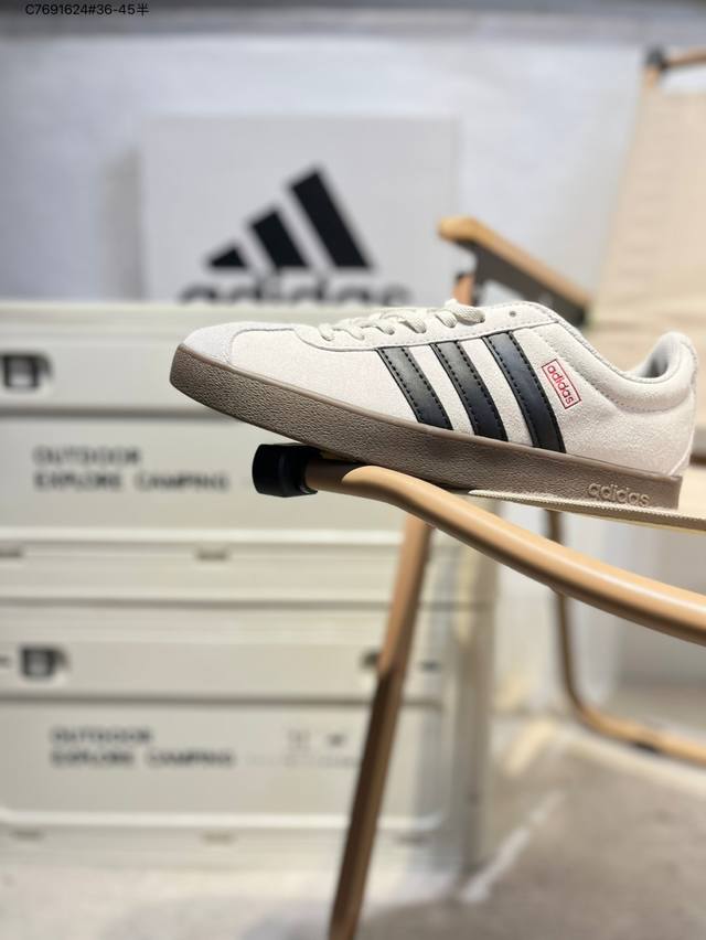 Adidas Neo Vl Court 2.0 All-match single product Suede suede non-slip wear-resis