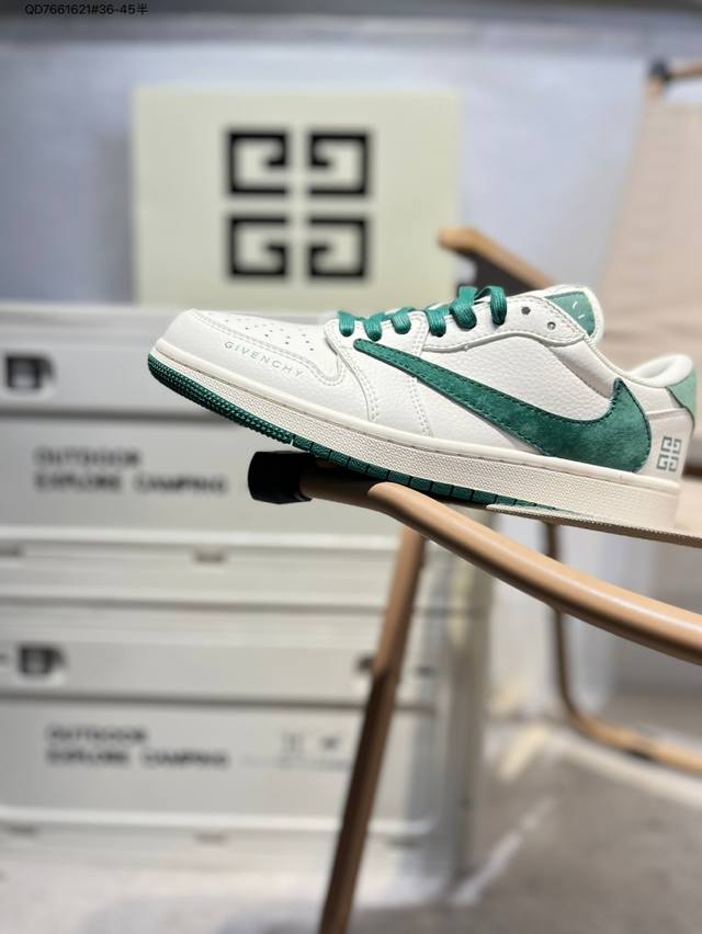 company-level first-layer leather Jordan Air Jordan 1 Low Aj1 low-top series bas