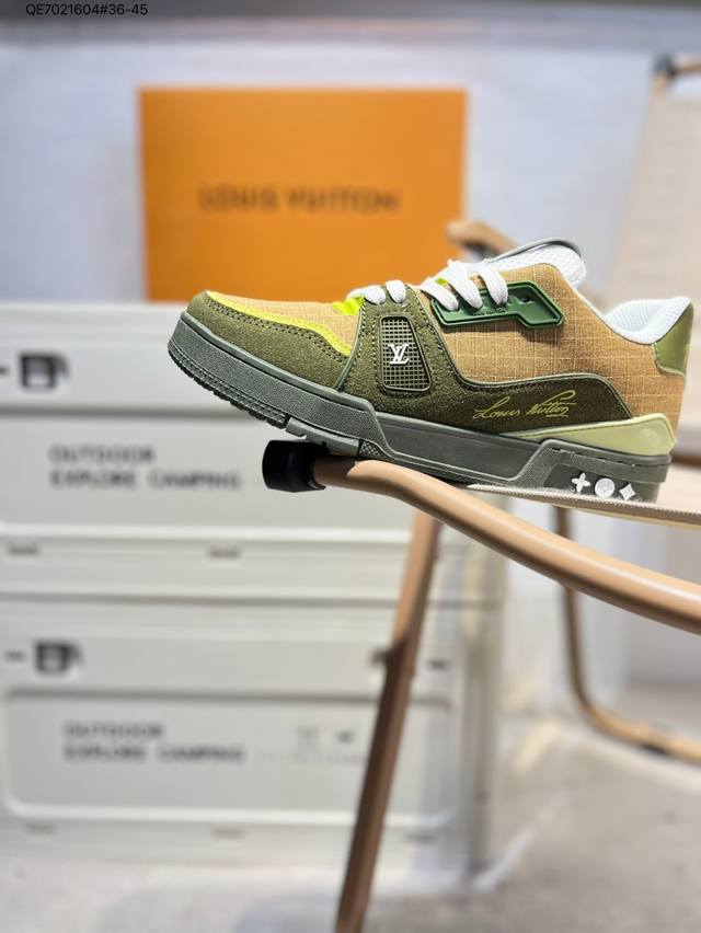 Louis Vuitton Lv Louis Vuitton sneakers New Lv Trainer latest color sports shoes