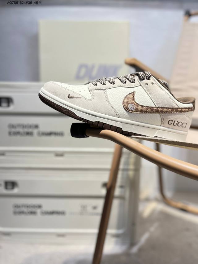 Gucci x Nike Sb Dunk Low, produced by a large manufacturer, highly recommended,