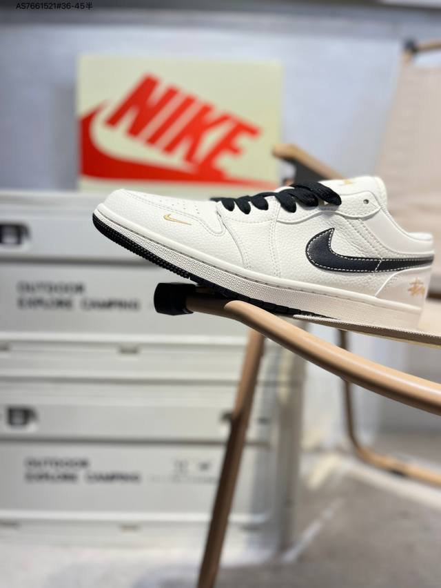 Company-level first-layer Pistusi x Jordan Air Jordan 1 Low Aj1 low-top series b
