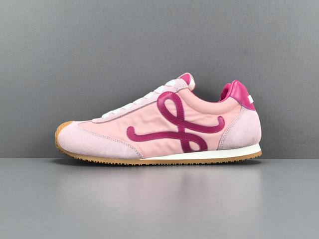Channel advantage! Dongguan Loewe Loewe Ballet Runner 2.0 nylon cow leather roun