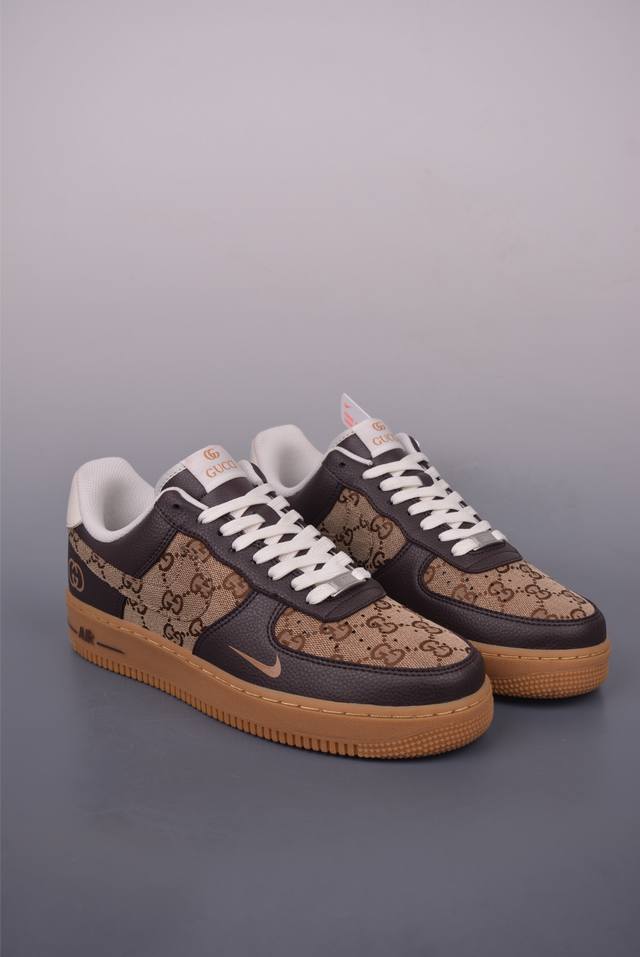 Nike Air Force 1 Low Gucci co-branded Original last and original cardboard to cr