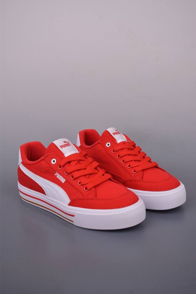 Puma Court Classic Vilc Fs breathable fabric Puma thin-soled series retro sports