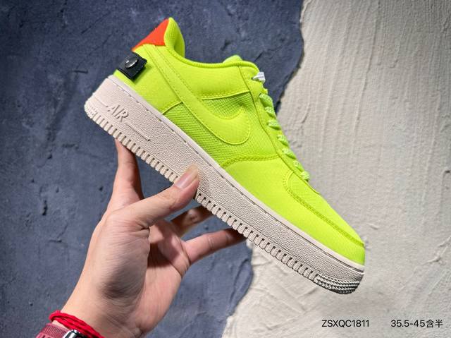 New product launch real shot Off-White x Air Force 1 Af1 Ow joint black and whit