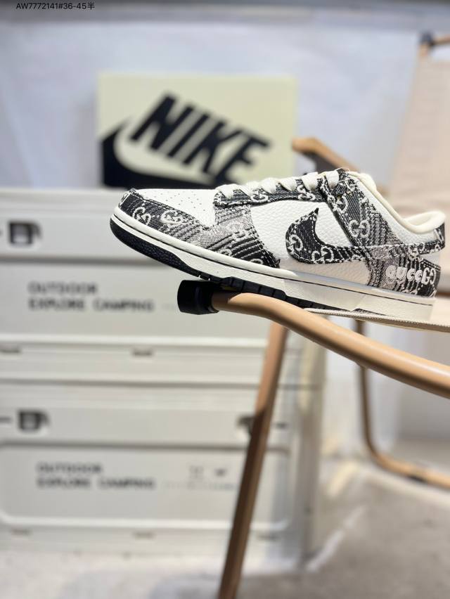 Gucci x Nike Sb Dunk Low Made in a big factory Highly recommended New color sche