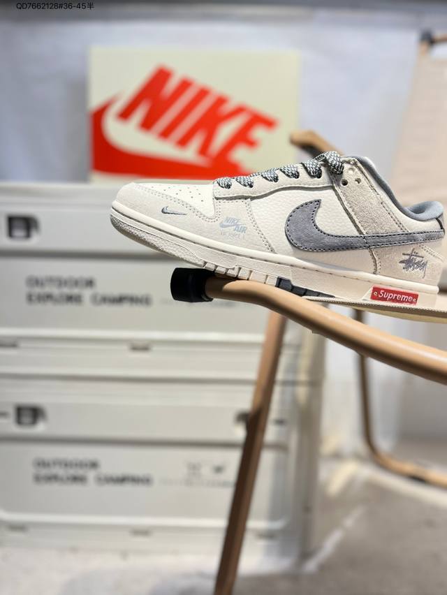 Stussy x Nike Sb Dunk Low Made in a big factory Highly recommended New color sch