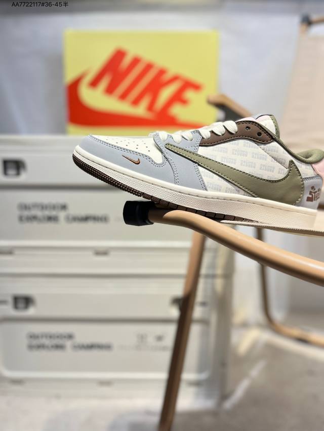 Company-level first-layer leather Jordan Air Jordan 1 Low Aj1 low-top series bas