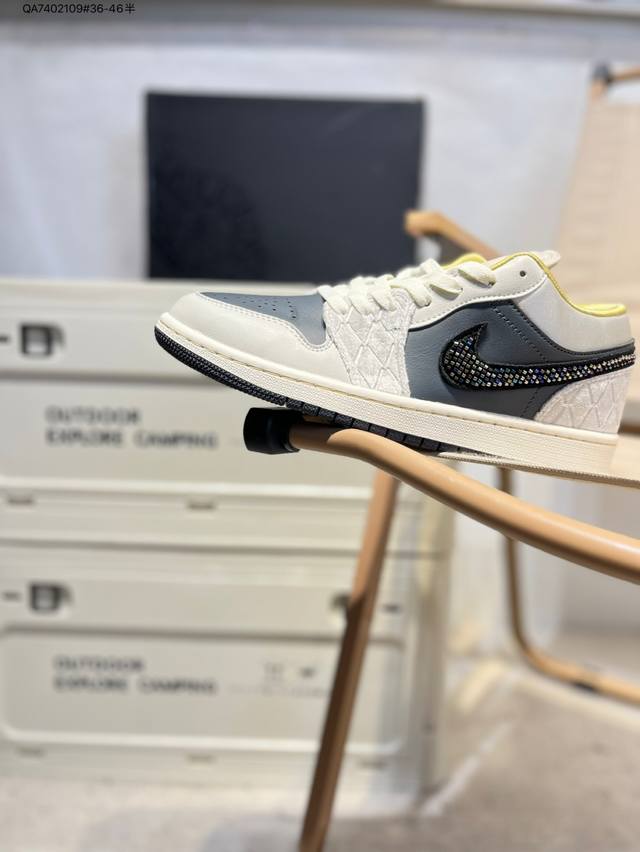 Company-level first-layer leather Jordan Air Jordan 1 Low Aj1 low-top series bas