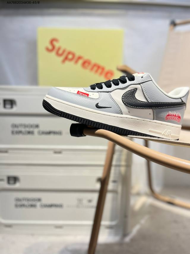 Supreme X Nk Air Force 1'07 Low Air Force One Low-top Casual Shoes #Customized l