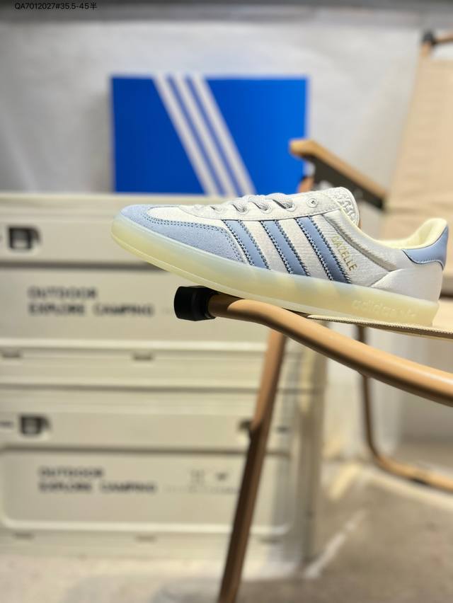 Ad Originals Gazelle Indoor Pink Clover Retro Casual Sports Shoes Original Compa