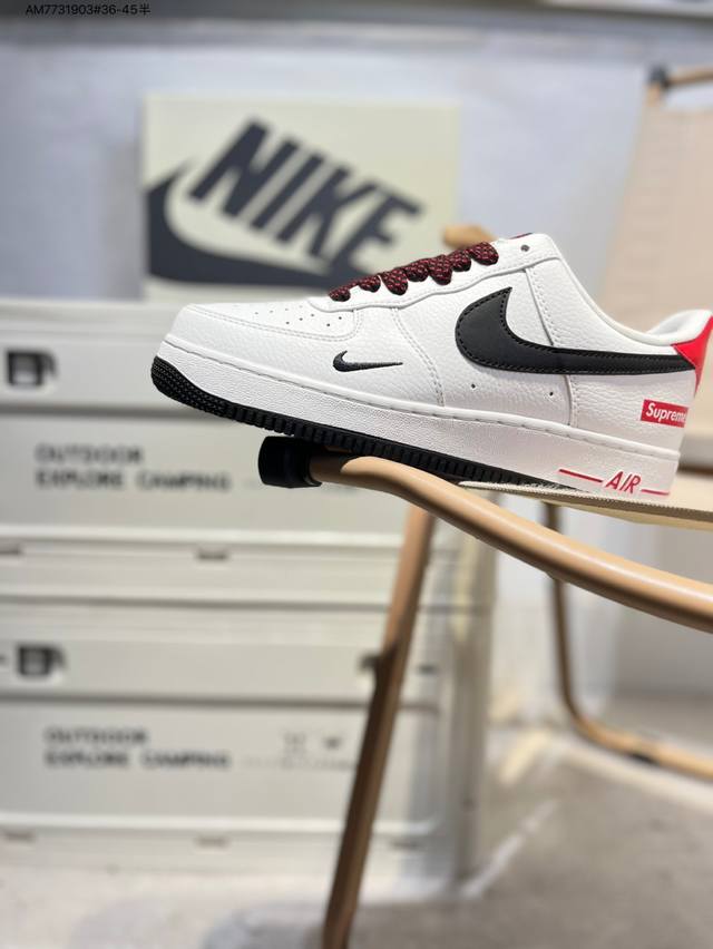 Supreme X Nk Air Force 1'07 Low Air Force One Low-top Casual Shoes #Customized l