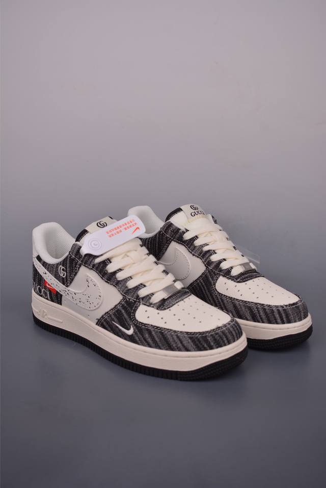 Nike Air Force 1 Low Gucci co-branded Original last and original cardboard to cr