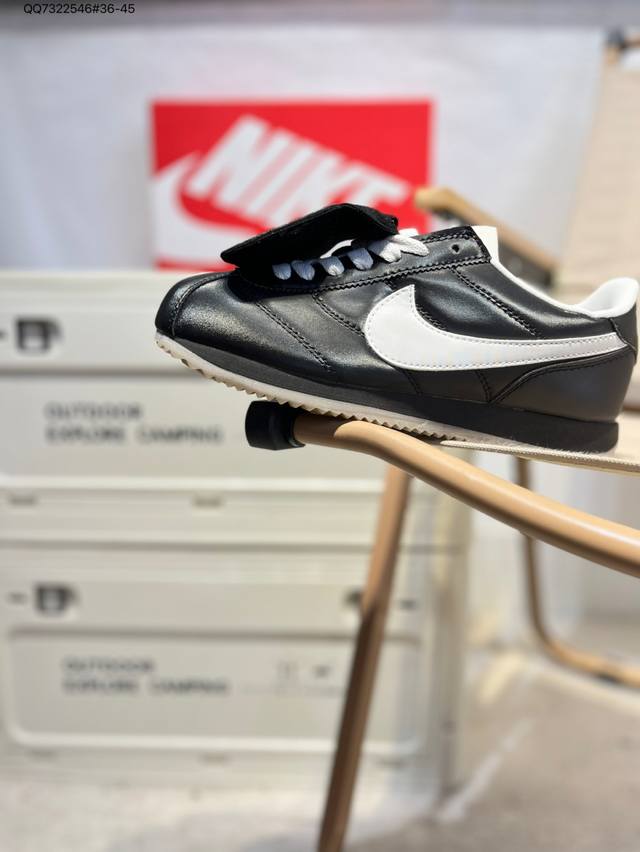 Nike Classic Cortez new color Classic Forrest Gump casual running shoes Pure and