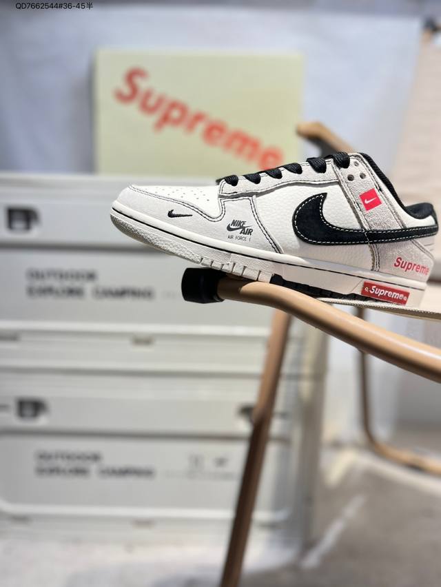 Supreme X Nike Sb Dunk Low Made in a big factory Highly recommended New color sc