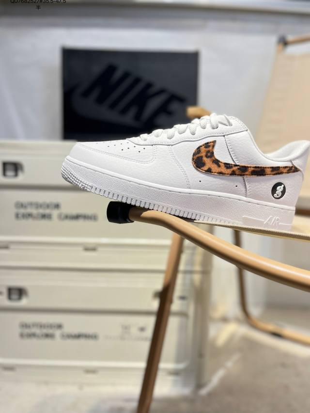 Nk Air Force 1'07 Low Air Force One low-top casual sneakers#Customized leather,
