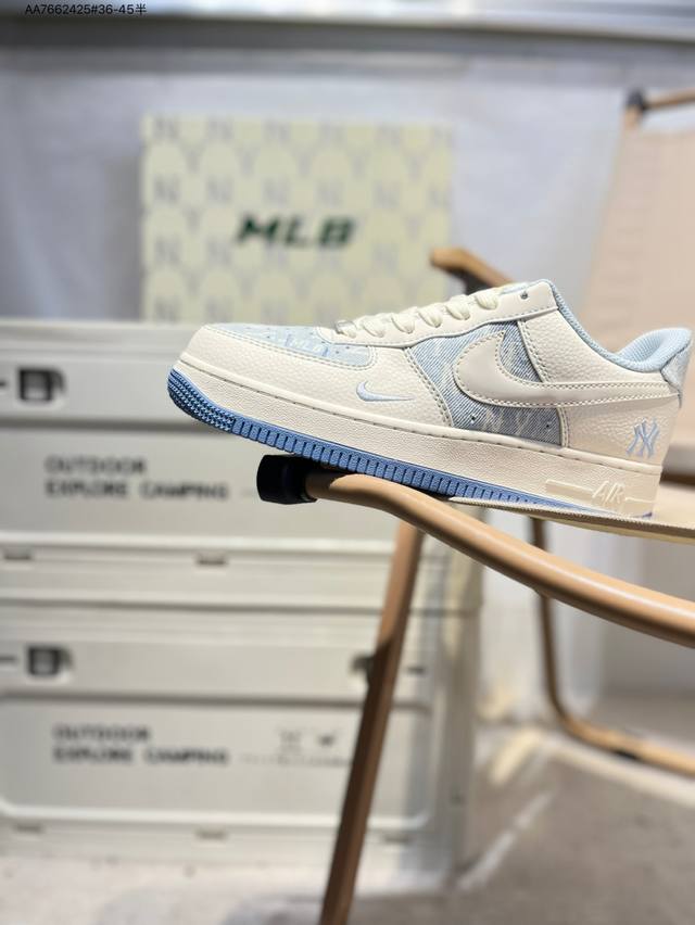 Mlb X Nk Air Force 1'07 Low Air Force One Low-top Casual Shoes#Customized leathe