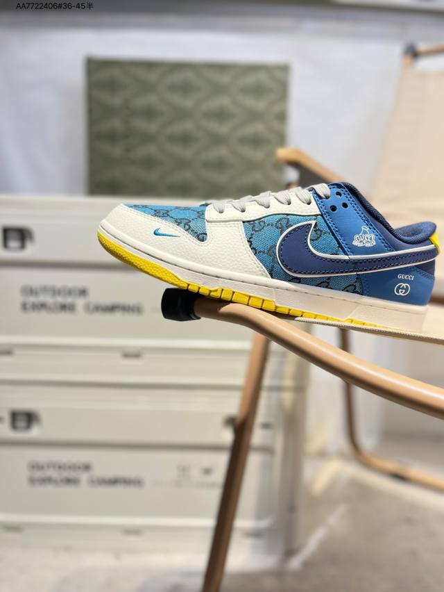 Gucci x Nike Sb Dunk Low Made in a big factory Highly recommended New color sche