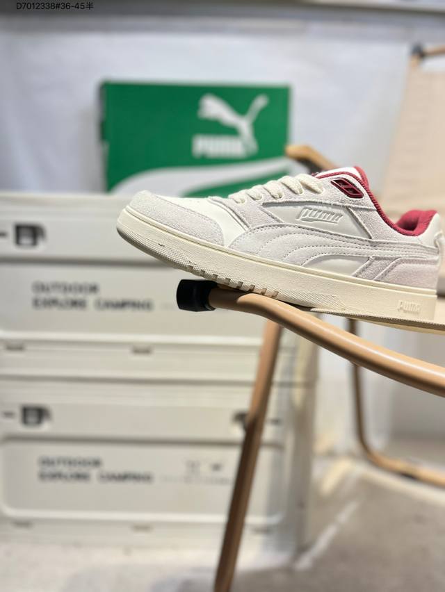 Puma Doublecourt trendy sports non-slip wear-resistant low-top Puma sneakers Ite