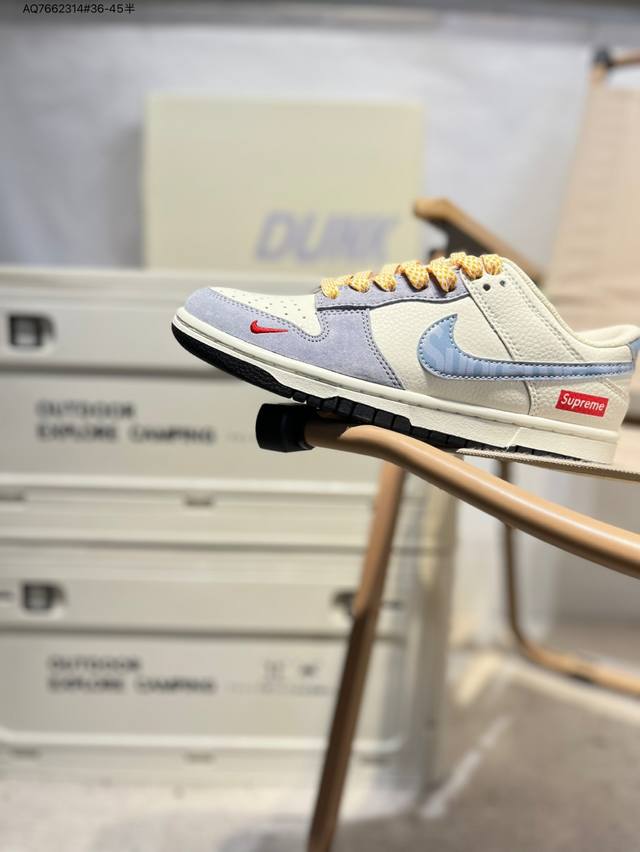 Supreme X Nike Sb Dunk Low from a big factory, highly recommended, new color sch