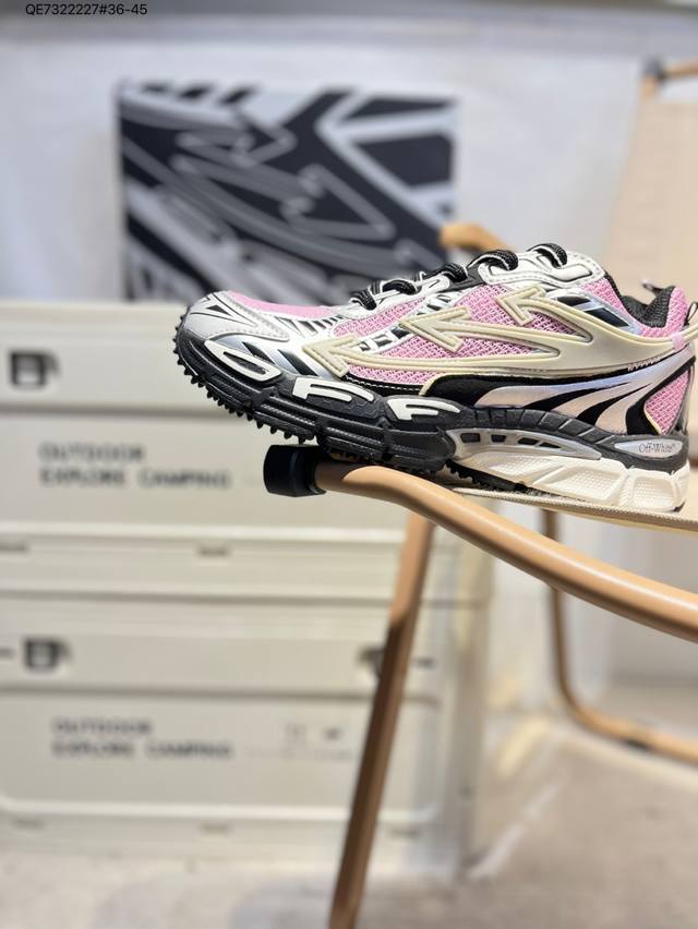 Off-White Ow Be Right Back round toe lace-up low-top lifestyle shoes Owia289S25F