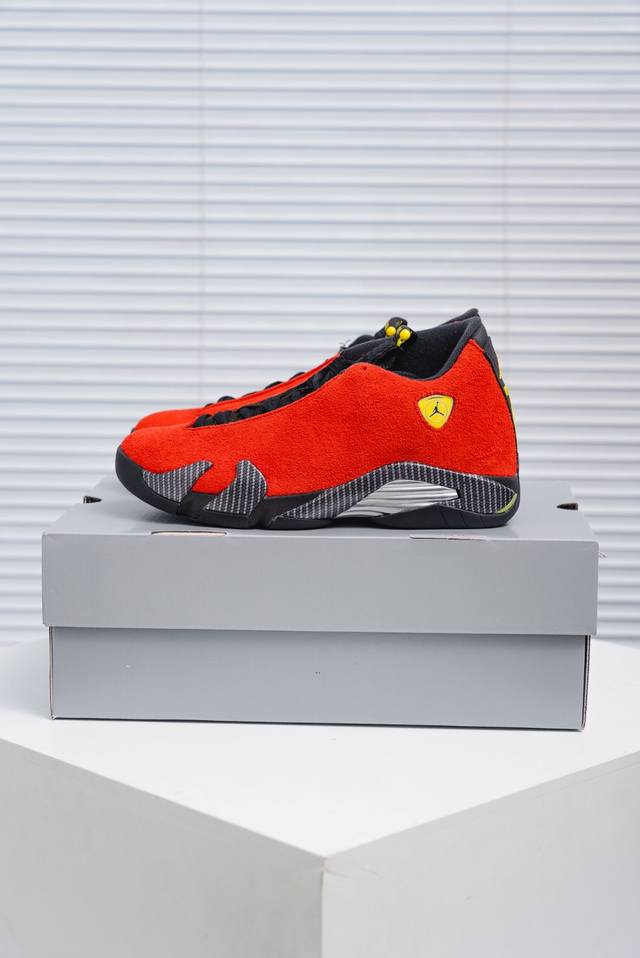 core private Air Jordan 14 Ferrari Ferrari Aj14 Joe 14 men's cultural basketball