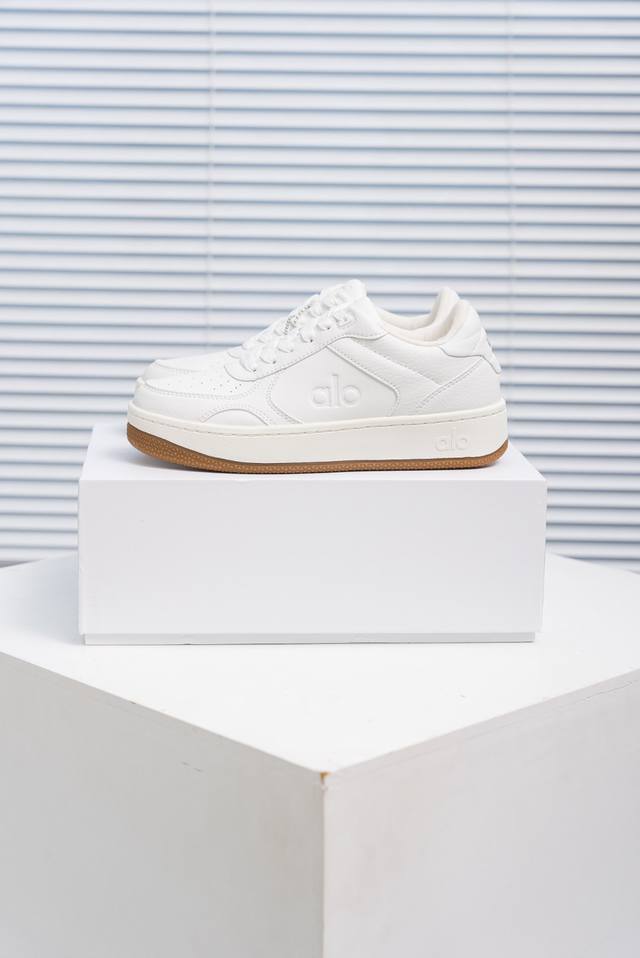 Core Private Alo25Ss New Spring and Summer Colorblock White Shoes Thick-soled Co