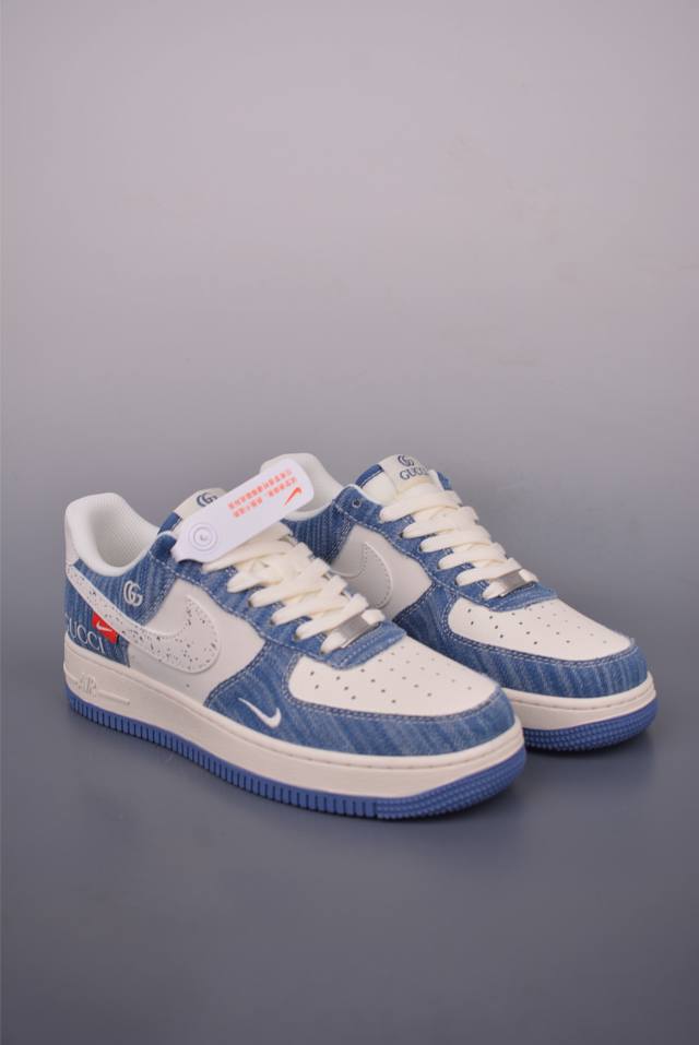 Nike Air Force 1 Low Gucci co-branded Original last and original cardboard to cr