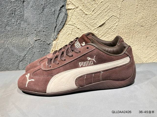 New product launch real shot Puma Speedcet Tan Puma low-top retro sports casual