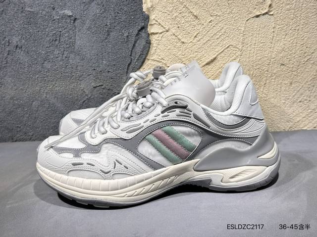Gucci Distressed Screener Sneaker Gucci classic dirty shoes prototype retro all-