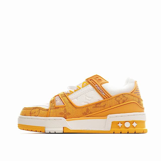 Lv children's fashion lace-up sports sneakers As the favorite work of men's art