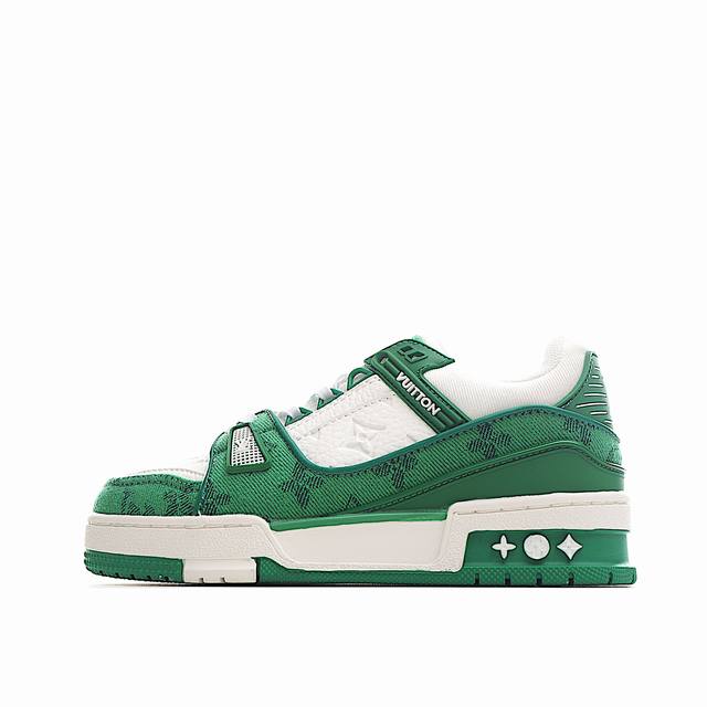Lv children's fashion lace-up sports sneakers As the favorite work of men's art