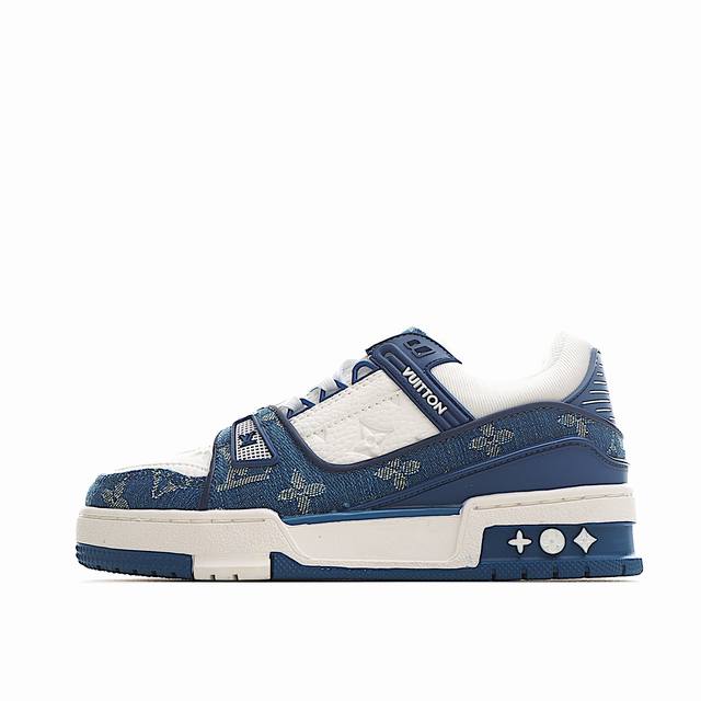 Lv children's fashion lace-up sports sneakers As the favorite work of men's art