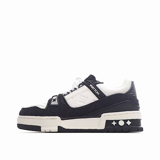 Lv children's fashion lace-up sports sneakers As the favorite work of men's art