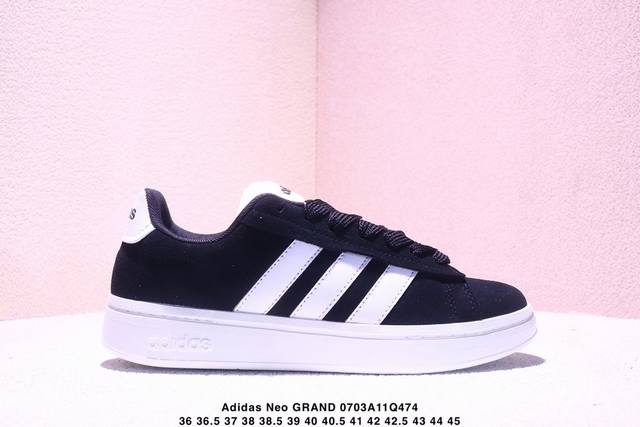 Adidas Neo Grand Courtbeat Alpha Casual Wear-resistant Low-top Shoes Item No.: G