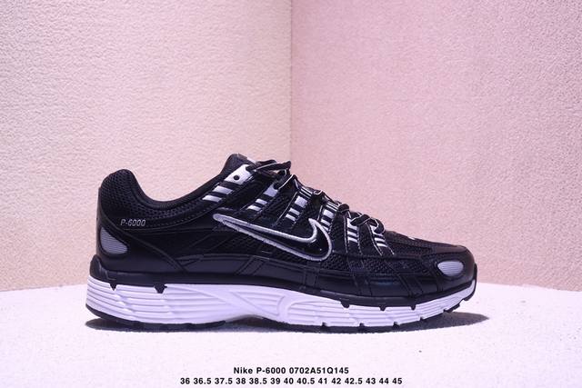 Company level! Nike P-6000 Se comfortable leather non-slip wear-resistant low-t