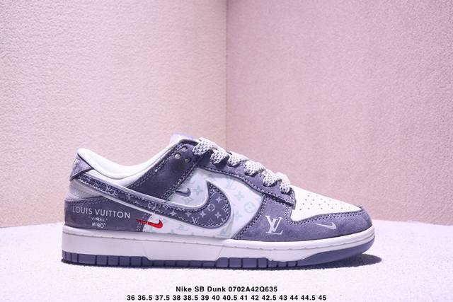 Overseas hit limited sale! Company-level Nike Sb Dunk Low "Lv joint-three hooks