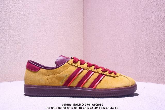 Ad Malmo Trefoil trendy casual lightweight wear-resistant non-slip low-top sneak