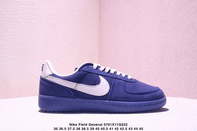 Nike Field General 82 Snake Skin Swoosh Comfortable and versatile thin-soled ret