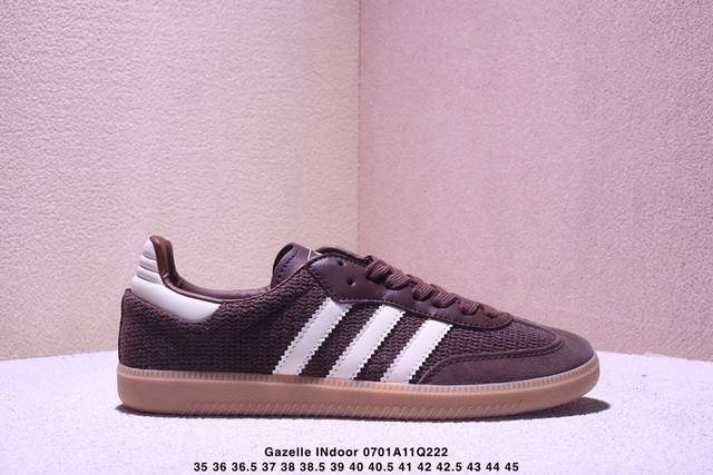 Adidas Originals Gazelle Indoor clover casual non-slip wear-resistant low-top sn
