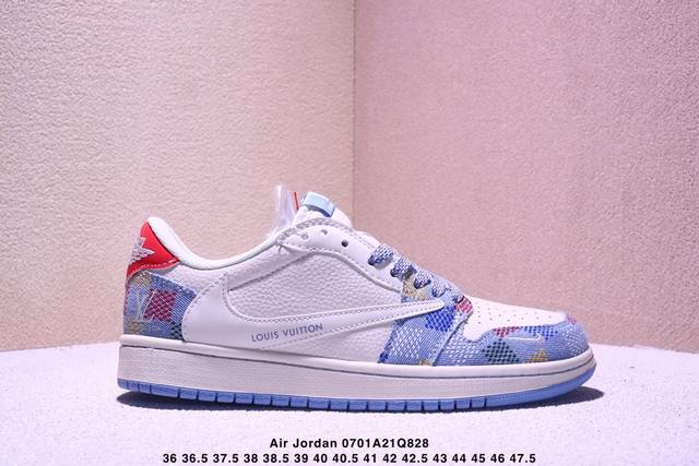 Company-level Aj1 inverted hook Travis Scott X Air Jordan 1 "Reverse Mocha" Aj1