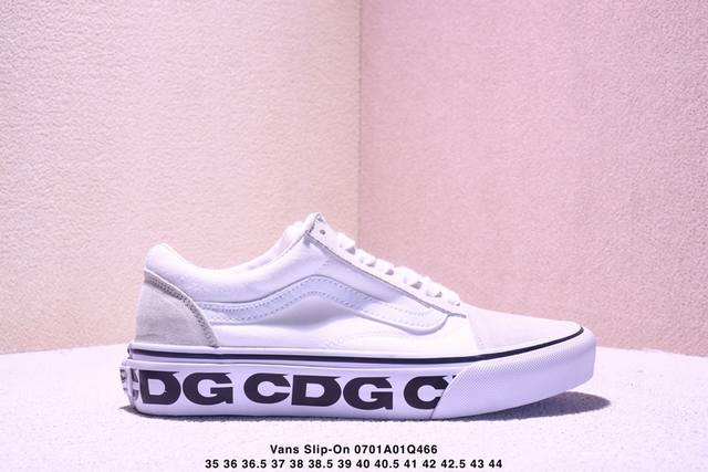 Comme Des Garcons X Vans Slip-On Cdg Kawakubo Rei Vans joint limited high-end br