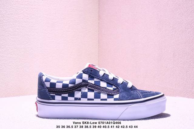 Vans Sk8-Low classic gray and white checkerboard Size: 35 36 36.5 37 38 38.5 39