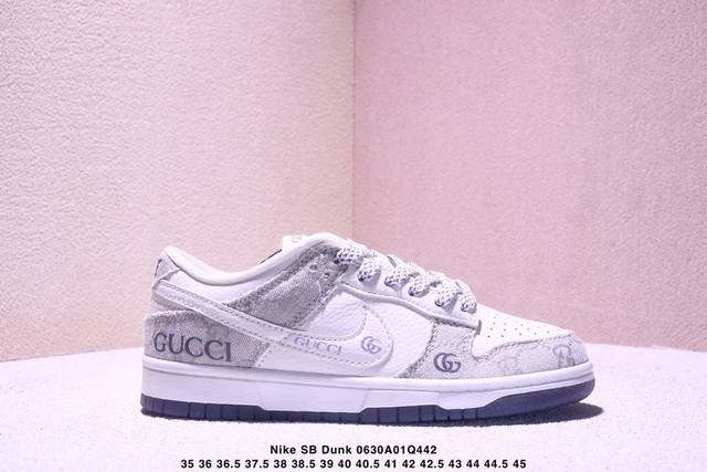 Nike Sb Dunk Low Nike Dunk Series Low-top Casual Sports Skateboard Shoes "Leathe