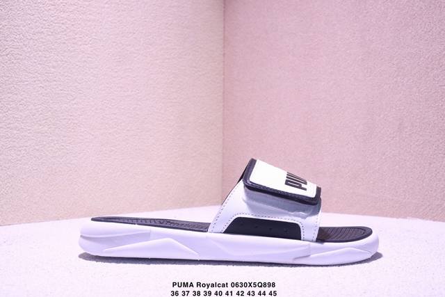 Company-level Puma Royalcat Comfort Denim Puma Velcro Comfortable Breathable Ru