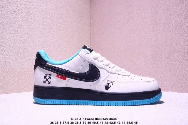 Limited sale overseas! Corporate-level Nike Air Force 1 '07 Low "Off-White join
