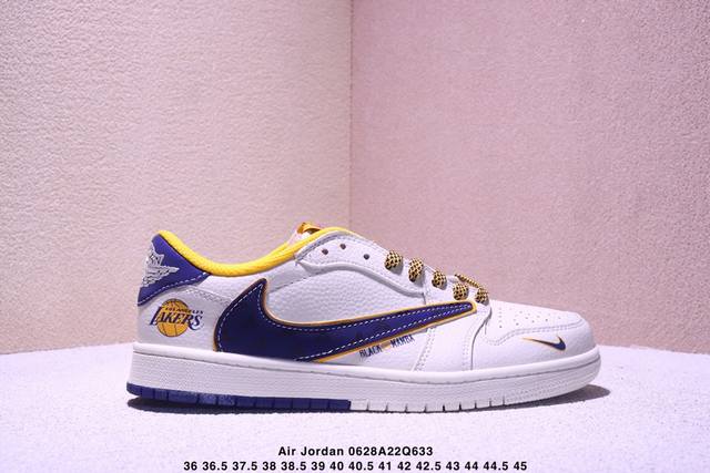 Corporate Fashion Elements X Jordan Air Jordan Low Inverted Hook "White, Yellow